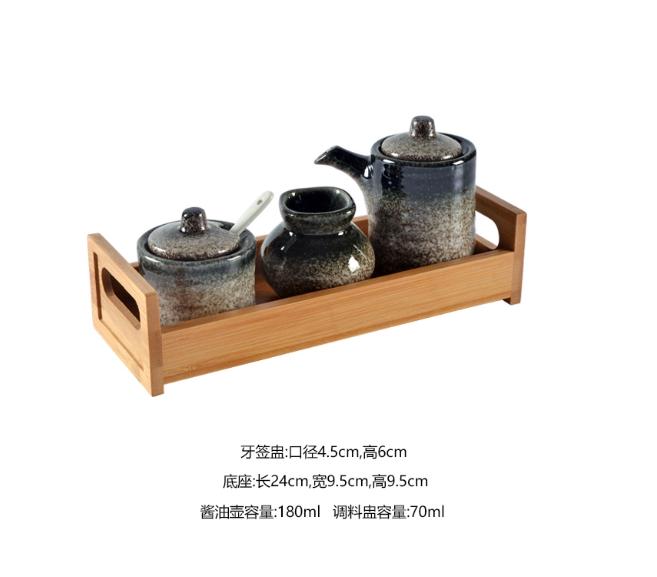 Kitchen Supplies Ceramic Spice Jar Seasoning Jar Spice Bottle Spice Containers Salt Shaker Sugar Jars Spice Box Storage Jars