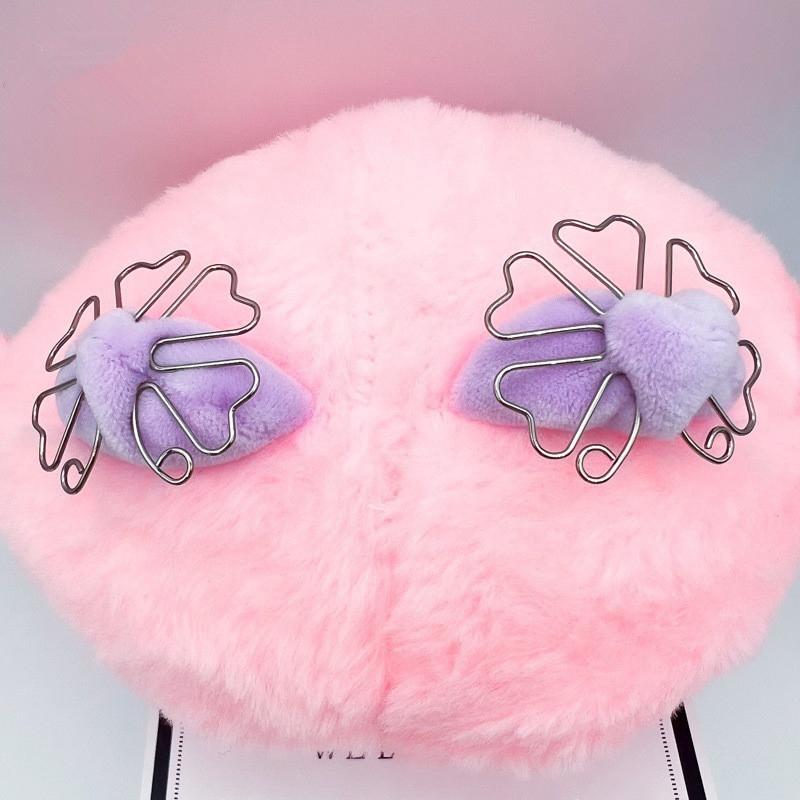 Sex Slaves Nipple Clamps Sex Toys Butterfly Style For Couples Stainless Steel Metal Chain Nipple Milk Clips Breast Clip