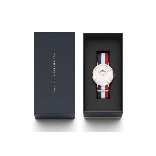 [Official Shop/2-Year Warranty/Official Import] Daniel Wellington DW Men's Classic Cambridge 40mm Watch, Stylish and Popular, Perfect for Business or