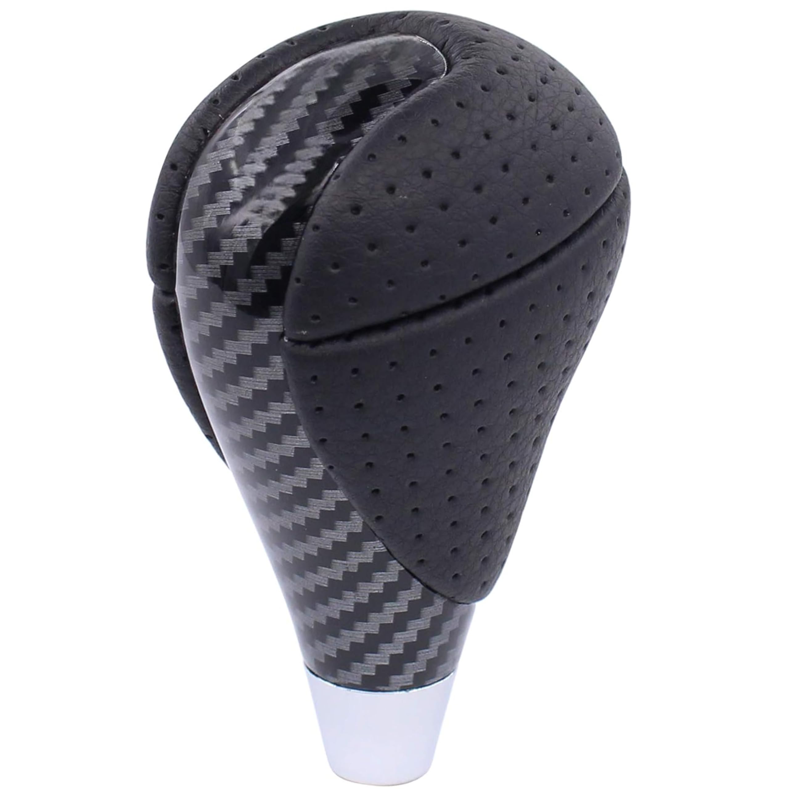 

akindou Toyota Universal Carbon Fiber Style Shift 8mm AT for Aqua Knob, Diameter, Only, Lexus, Corolla, Prius, Alphard, Sienta, чёрный