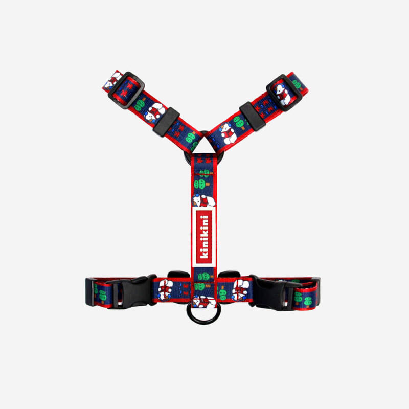 READING MOOMOO HARNESS-NAVY (H-type harness) S