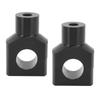 Motorcycle Handlebar Bracket Clamps Metal Riser Mount for 25mm Diameter Handlebars Motorcycle Electric Vehicles Black
