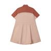 Fila X MAISON KITSUNE Original Comfortable Fashion Casual Simple Short Sleeve Dress Women Dresses Dusty-Pink F11W529310F-RD