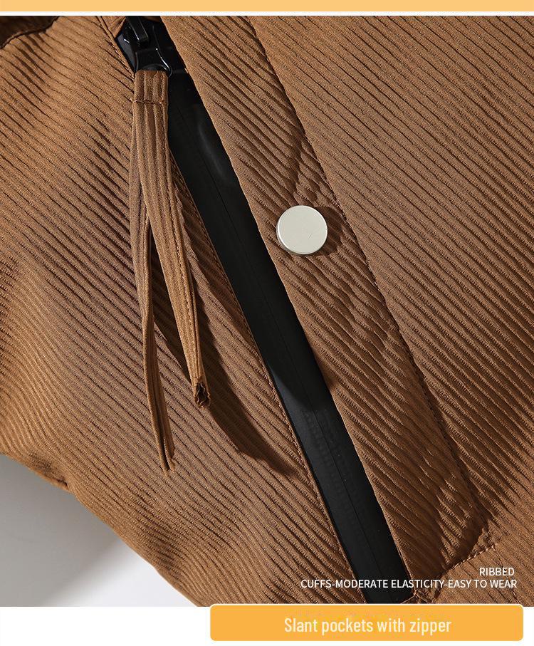 Men's Graphene Heated Cotton Coat – Windproof, Warm, Cold-Resistant Jacket for Autumn and Winter