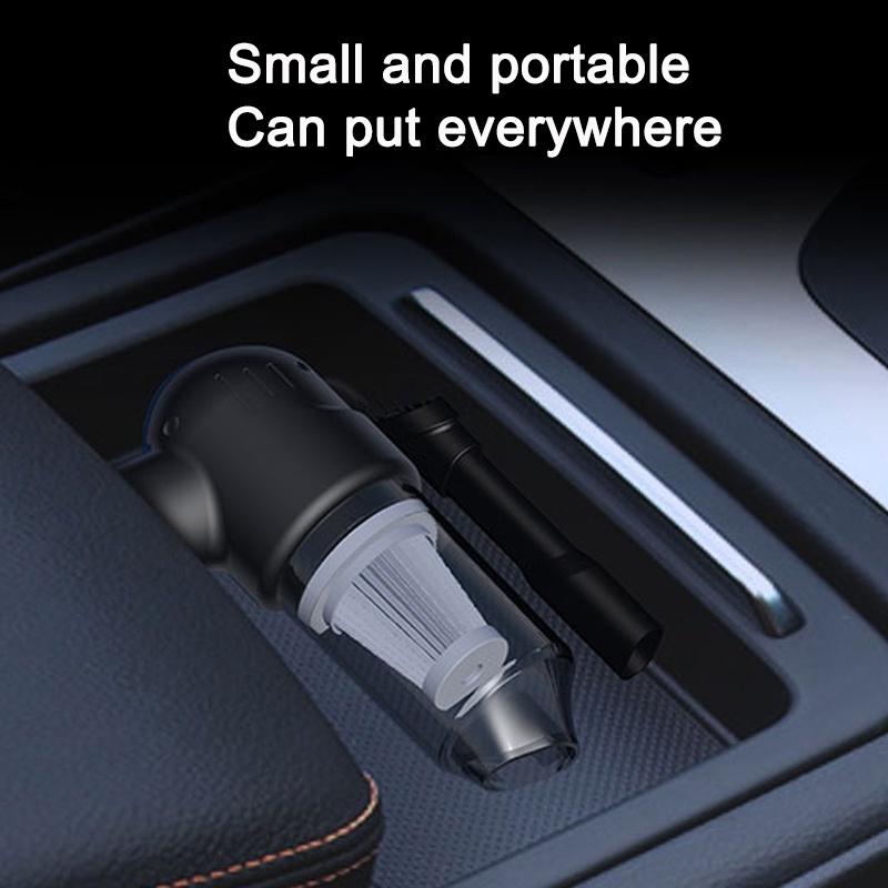 9000Pa 100W Mini Car Vacuum Cleaner Auto & Home Cordless Vacuum Cleaner Carpet Air Duster Wireless Car Vacuum Cleaner