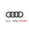 for S A5 2010-2019 2020-2024 2.0T S Line Quarrto Sticker 4Ring ABS 192mm 273mm 249mm Car Front Emblem Rear Trunk Decoration