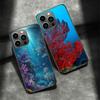 Coral Reefs and Their Small Fish Phone Case For Apple Iphone 16E 16 Pro Max 15 Plus Soft 13 12 Mini Cover 11 14 Pro Max Capa 8 7