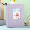 Slip-in Photo Album Linen Cover 28 Pages 56 Pockets 4x6-Inch Wedding Travel Baby Shower Kids Family Anniversary Picture Collection Book