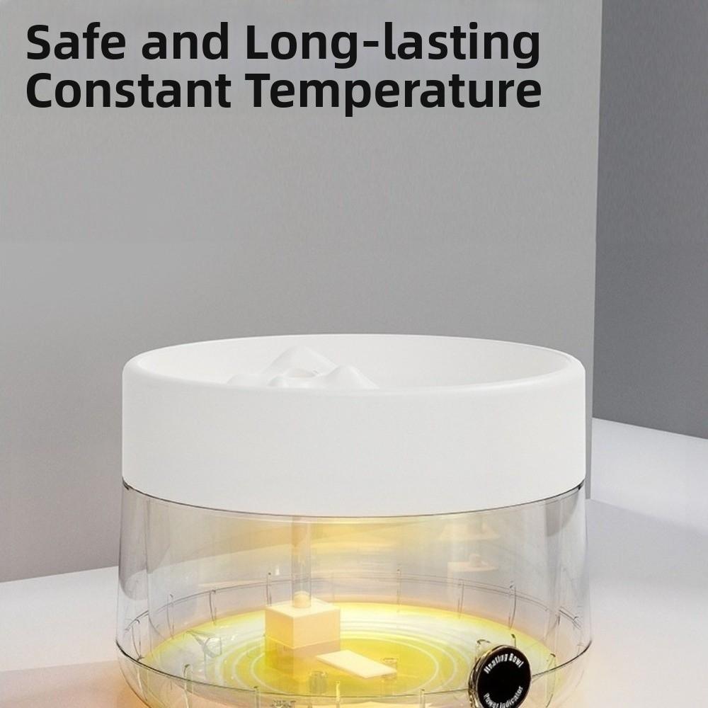 Elektryczna Miska Grzewcza dla Psa Ze Stali Nierdzewnej Fontanna do Wody dla Kota Podgrzewana Miska na Wodę dla Psów Kotów