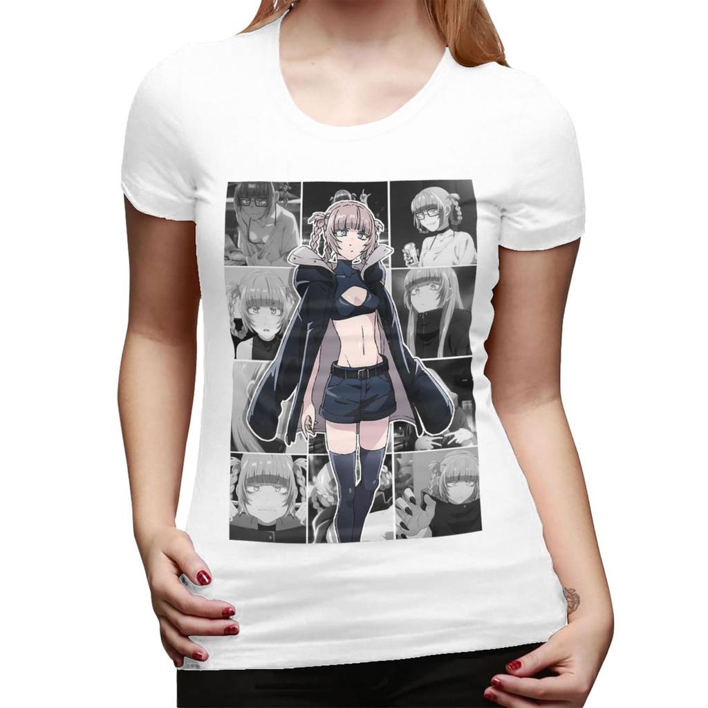 Call Of The Night Anime Nazuna Nanakusa TShirt for Women ONeck Streetwear T Shirts Womens Tees Short Summer Clothes Tops