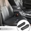 X AUTOHAUX Auto Vordersitz Armlehnenbezug Mikrofaser Kompatibel mit Honda 1 Paar Ersatz, Leder, Schwarz, CR-V 2007-2009,