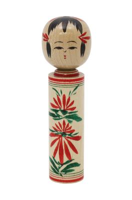 Japonská suvenír Kokeshi Tradičná bábika Michinoku Kokeshi, 12,1 cm (4 palce), Remeslo, Ručná výroba, Naruko,