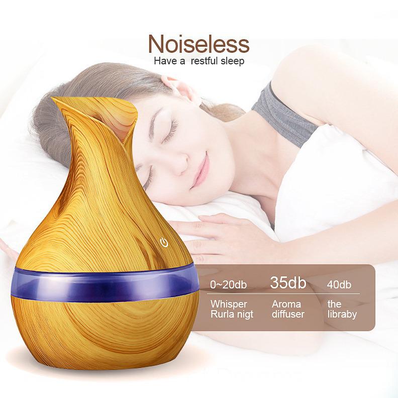Creative 300ml USB Vase Humidifier & Essential Oil Diffuser for Home or Bedroom