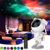 Space-themed Astronaut Starry Sky Projector Night Light Nebula Lamp Abs Material Remote Control Switch
