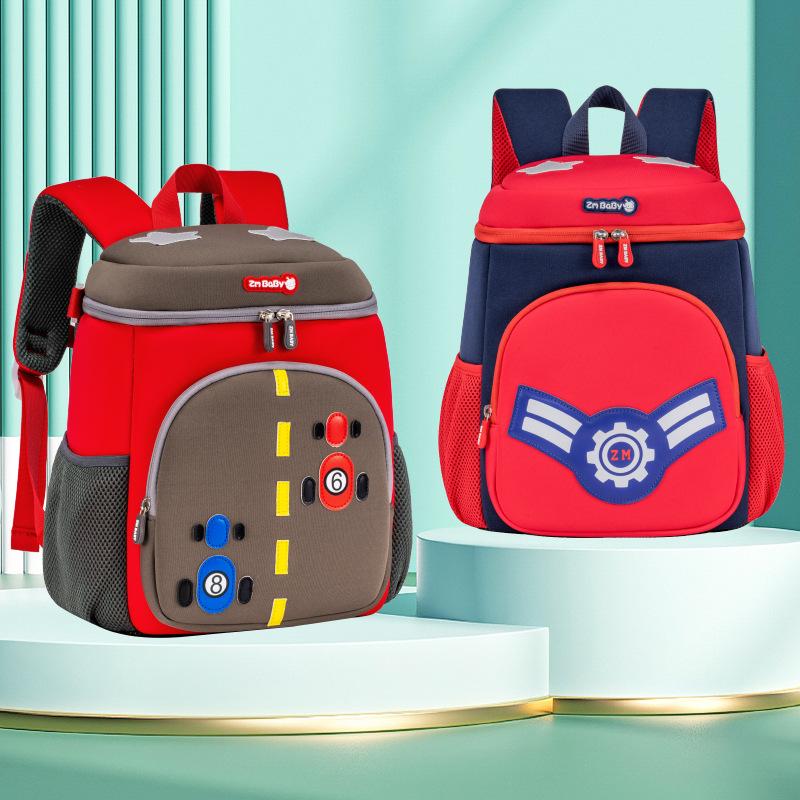 New kindergarten cartoon schoolbag, men's and women's children's fun, cute children's backpack, baby backpack