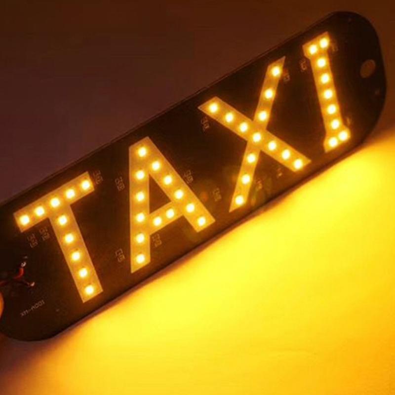 LED Sign Decor,Taxi Flashing Suction On Car Window with USB and On/Offf Switch Taxi Light Lamp Taxi Sign