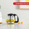 Large Capacity Heat-Resistant Glass Teapot with Filter for Kung Fu Tea