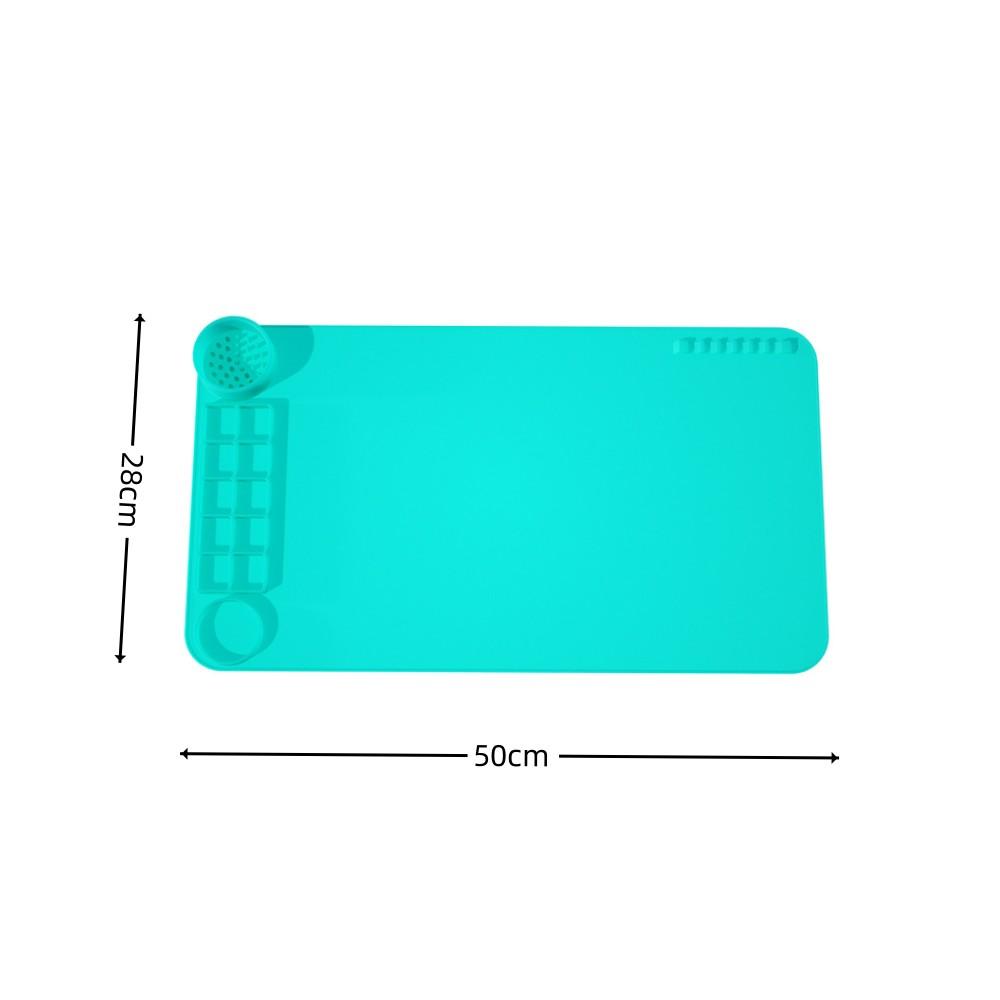 40x60cm Silicone Painting Mat For Kids Non-Stick Craft Mat Ink Blending Watercoloring Stamping Crafting Tool Water Media Mat