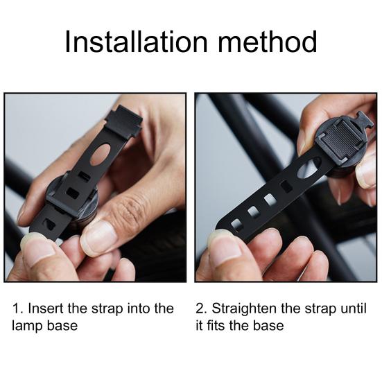 Bike Tail Light 3 Models Waterproof LED Cycling Bicycle Rear Warning Lamp