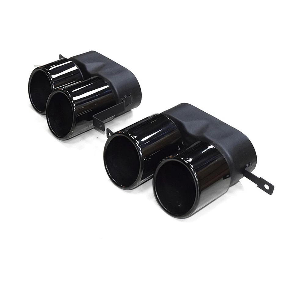 Compatible with 2017-2022 BMW 320i/330i/G20/G28 Gloss Black Exhaust Tailpipe.