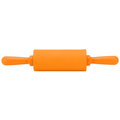 Ny Non-stick Silikonkavel Bakverk Degkavel Bakverktyg med Plasthandtag Orange