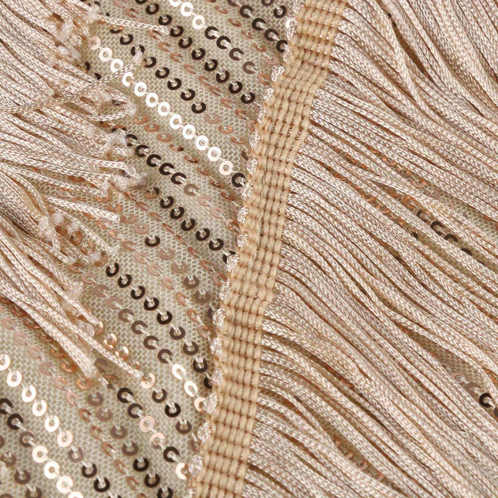 Vestido sin mangas estilo borla con tirantes de color liso para mujer