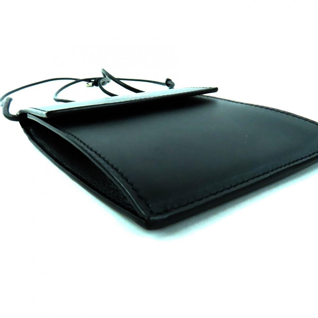 Pristine SAINT LAURENT PARIS Shoulder Bag Black Leather Women 802728 Used