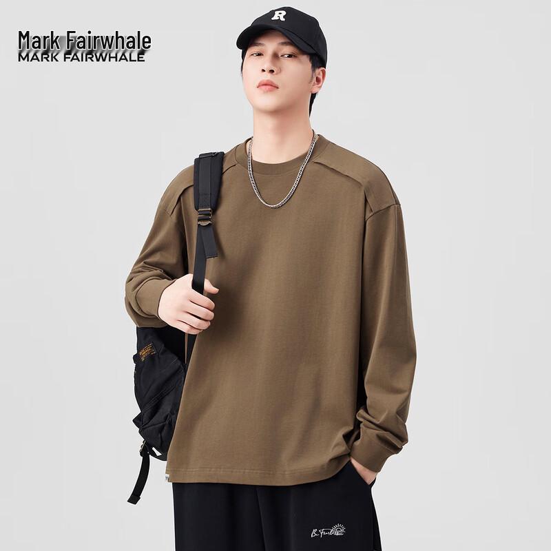 Mark Fairwhale Men s 300g Heavyweight Cotton Long Sleeve Sweatshirt 4XL