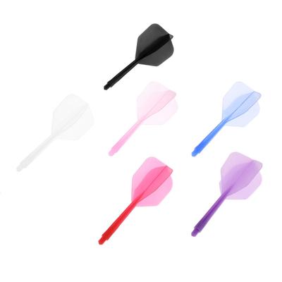 6 Pcs Dart Flights 2BA Screw In-one Professional Dart Flight Anti-fall 80mm Plastic Darts Flights Set For Dart Players
