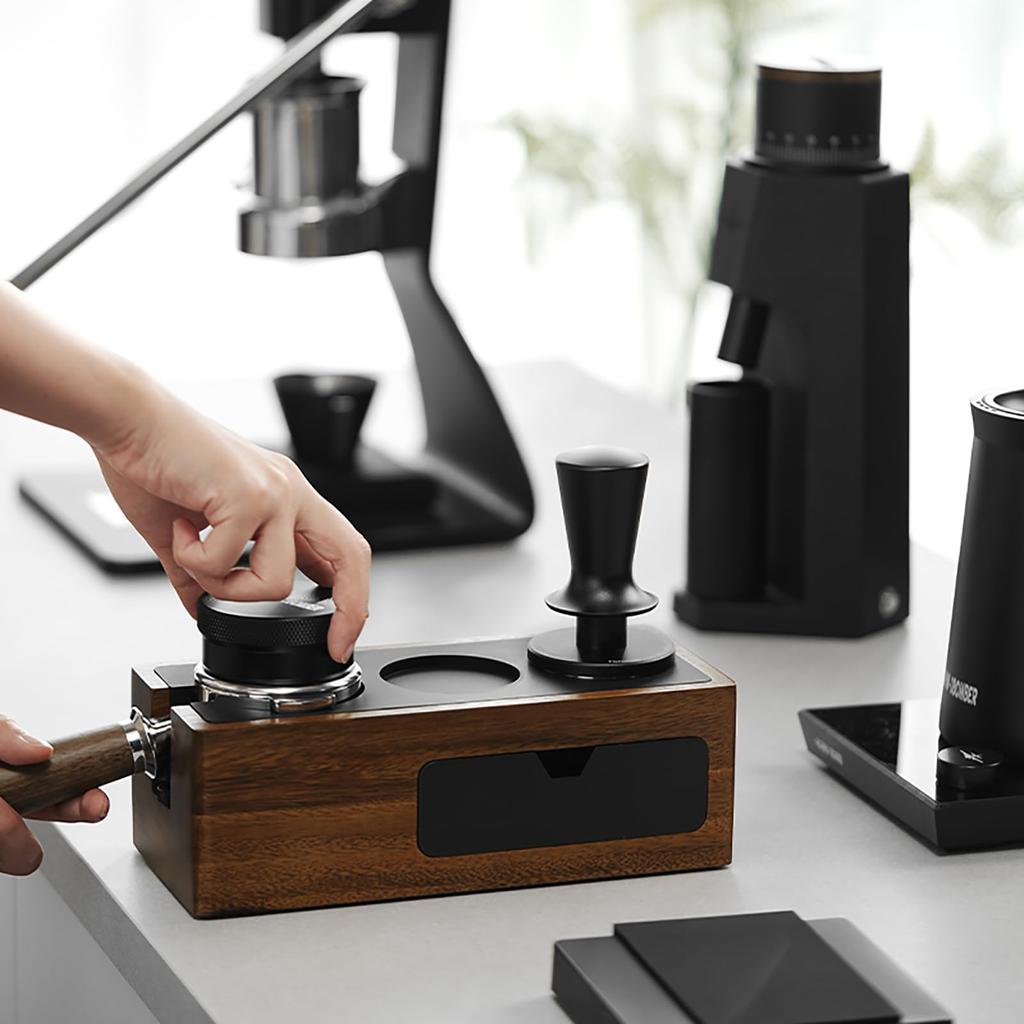 51mm Espresso Tamper Coffee Tamper for 51mm Portafilter with 2 Springs No Tilt Press CD Series MHW-3BOMBER T5999-OS