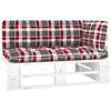 Day and Night - Day and Night Corner Garden Sofa Made of White Impregnated Pine Wood Pallets