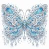 Diamond Painting Bee Butterfly Animal Kit 5D Partial Drill 30x30cm Rhinestone Canvas Wall Art