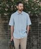 Stico Diems Small Check Linen Blend Short Sleeve Shirt_Mint (Easy Fit)_Ddsxb03Ecm