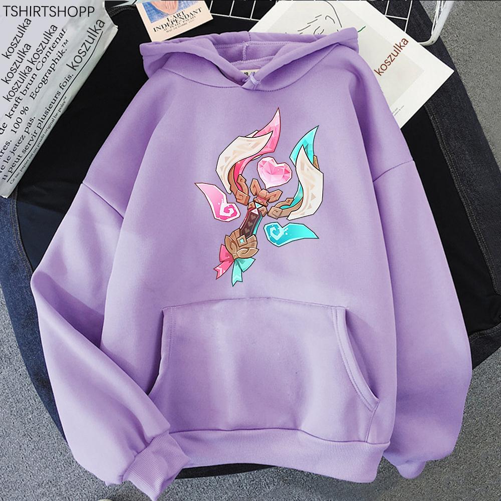 

Anime Genshin Impact Varesa Hoodie 2025 Retro Women/men Hoodies Kawaii Autumn Winter Clothes Aesthetic Sweatshirt Vintage S