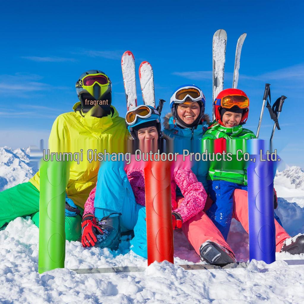 Esqui/Snowboard Freestyle Infantil Dobrável de 60 Mícron com Cabo Oco Liso