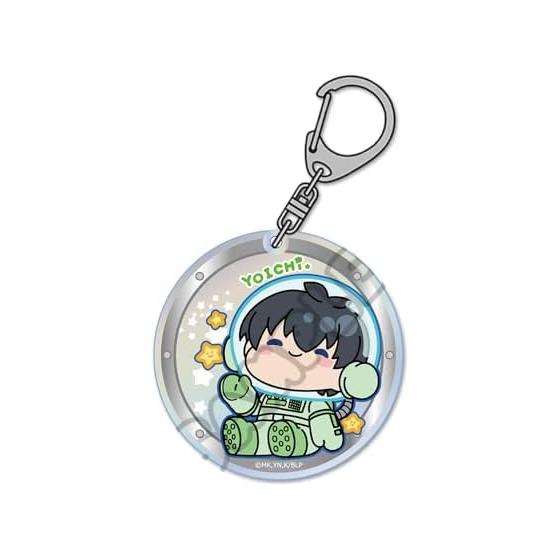 TV Anime Blue Lock Yoichi Isagi 7th Acrylic Keychain M ZA Approx. 7cm Square Clear Acrylic