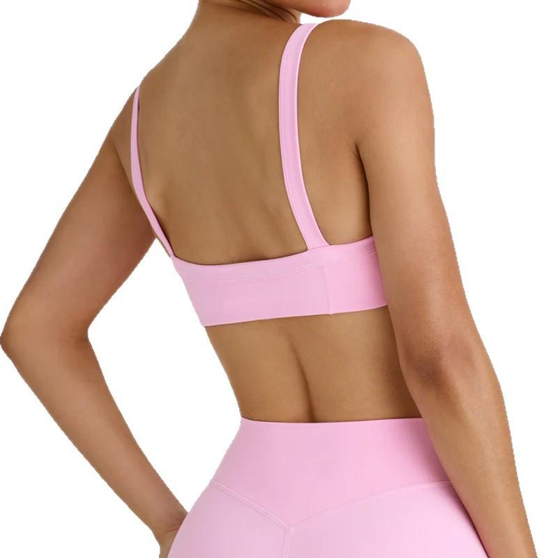 Womens Sports Bra Shockproof Backless Yoga Running Fitness Gym