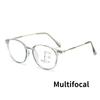Fashion Trend Multifocal Reading Glasses Vintage Women Men Near Far Sight Eyeglasses Optical Bifocal Hyperopia Glasses 0 To +4.0