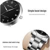 WLISTH Unisex Minimalist Luminous Watch with Steel & Leather Bands