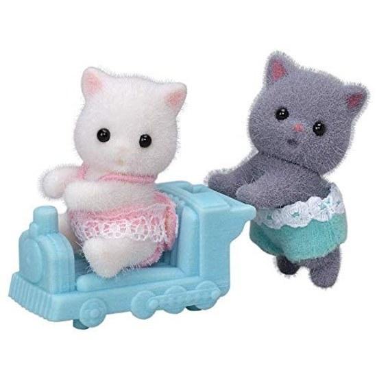 Sylvanian Families Doll Persian Cat Twins Ni-108 ST Mark Certified 3 Years Older Toy Dollhouse EPOCH