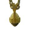 Renqing Double-Sided Rugby Alloy Pendant, Simple And Fashionable Hip-Hop Street Trendy Unisex Necklace