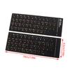 1Pc Standard Matte 3 In 1 Hebrew English Russian Keyboard Stickers Language Letter Film For Pc Laptop Accessories