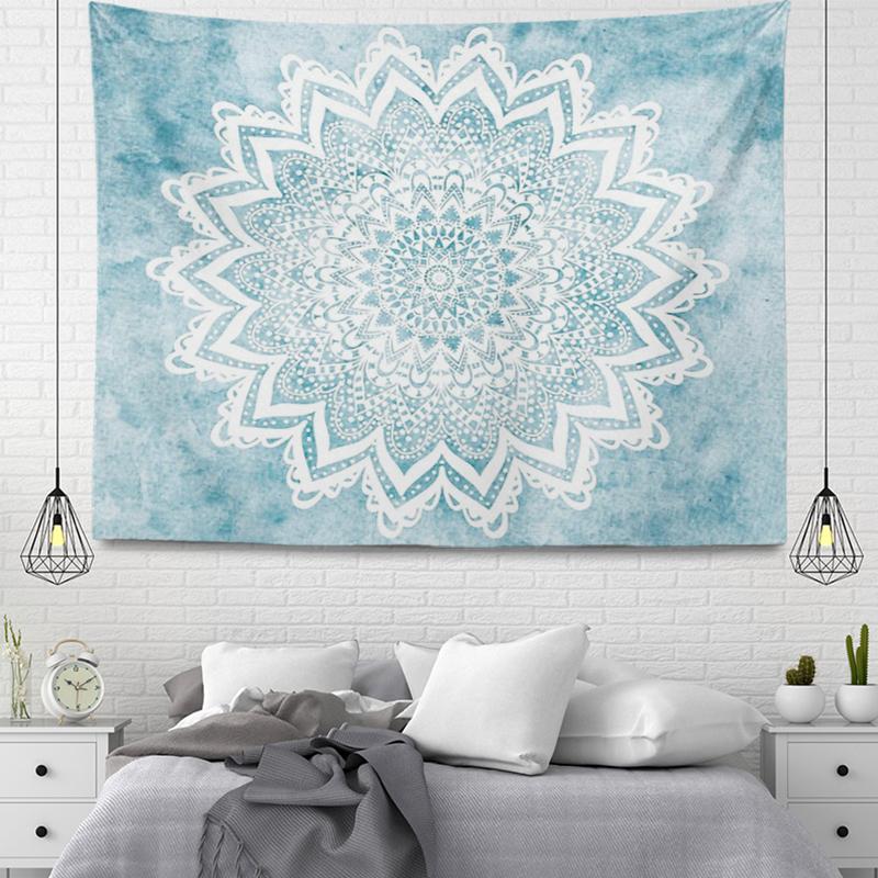 Vintage Bohemian Mandala Tapestry Aesthetic Room Home Decoration Wall Hanging Cloth Living Room Bedroom Decor Tapestries
