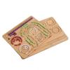 Multi-grid Wooden Beading Design Board for DIY Bracelets and Jewelry Crafting
