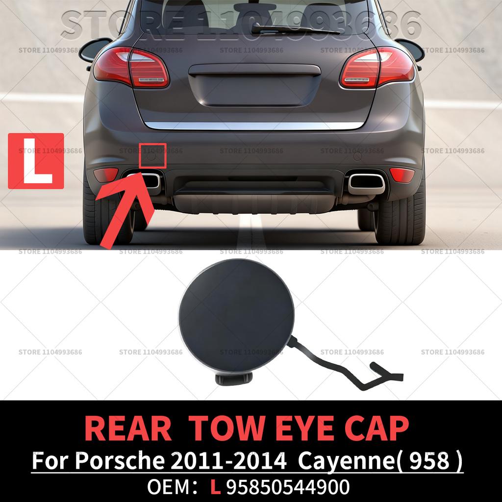2011 2012 2013 2014 Porsche Cayenne İçin (958) Arka Tampon Çekme Gözü Kapağı OEM 95850544900G2X 95850545000G2X 95850544900 95850545000