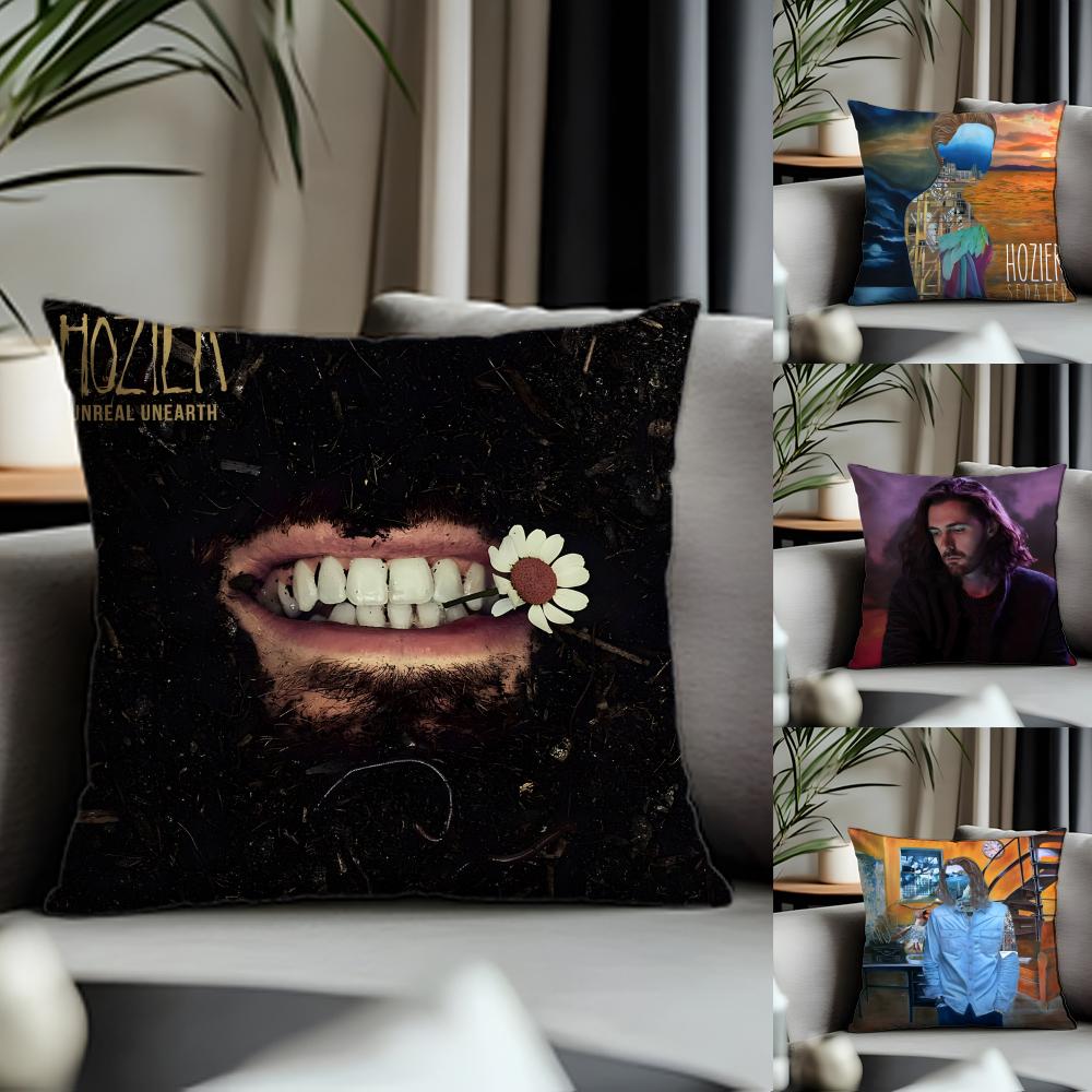 Hot HHozieried Cushion Cover Antidustmite Pillowcase Invisible Zipper Silky Short Plush Sofa Cushion Cover