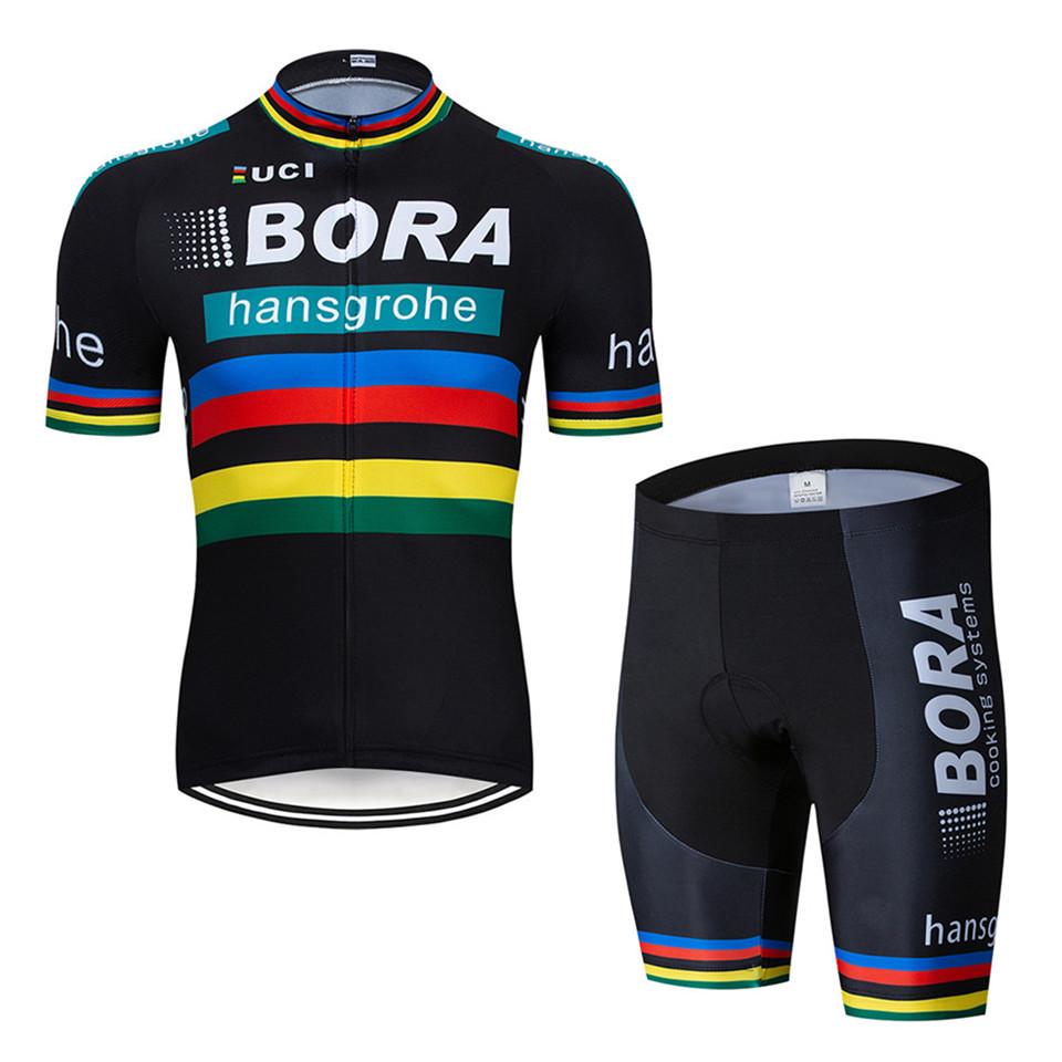Traje de Ciclismo de Verano BORA Maillot de Manga Corta para Hombre Stock Montaña Transpirable 2026