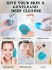 1Pc Honeycomb Exfoliating Shower Finger Caps, Available In Multiple Colors, Cleanses The Skin And Is Safe, Breathable And Odorle