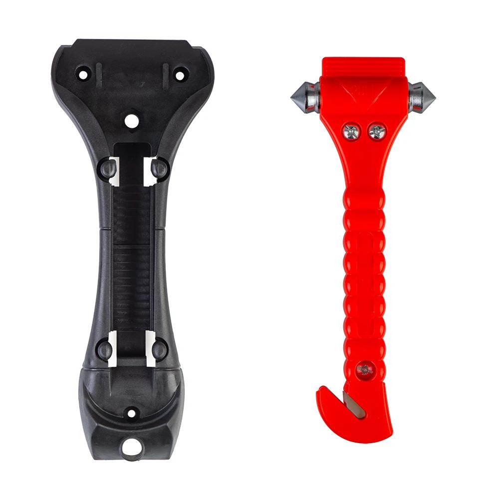 2PCS Car Safety Hammer Life Saving Escape Emergency Hammer Seat Belt Cutter Window Glass Breaker Car Rescue Tool Accessories