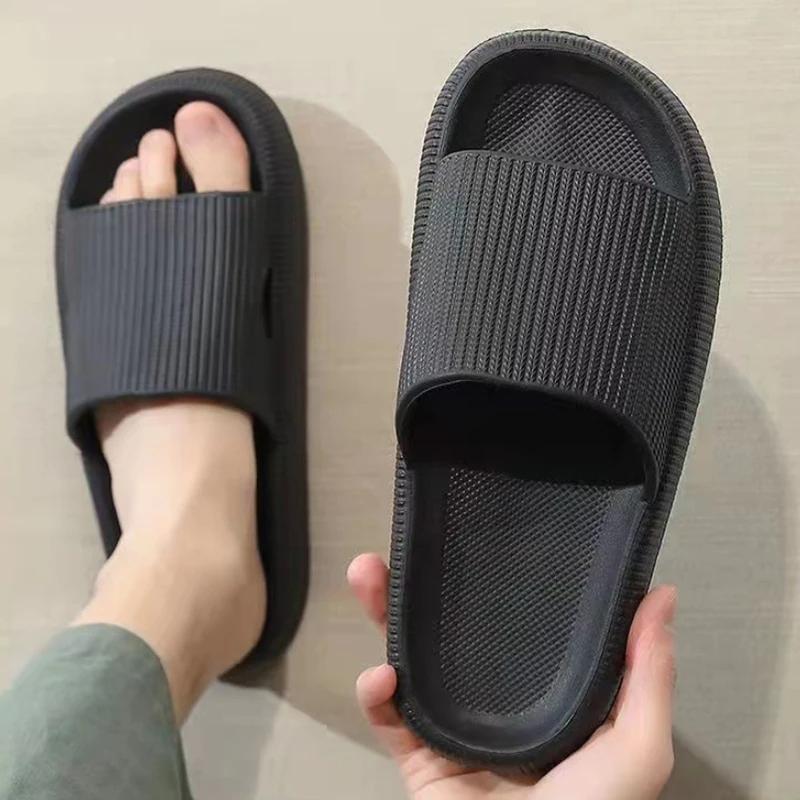 Hausschuhe für Herren, Flip-Flops, Strandsandalen, Badezimmer, rutschfeste Folien, Herren-/Frauen-Hausschuhe, Hausschuhe für drinnen und draußen, männliche Hausschuhe